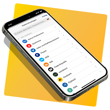 Alle Bankkonten in einer App